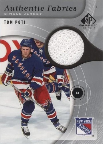 2005-06 SP Game Used Edition - Tom Poti #AF-TP