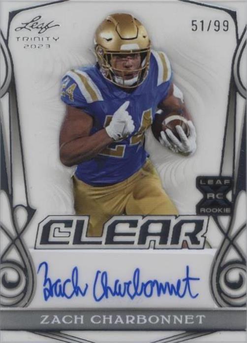 2023 Leaf Trinity Zach Charbonnet #CA-ZC1