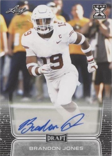 2020 Leaf Draft Brandon Jones #BA-BJ1