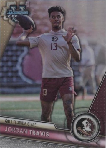 2023 Bowman University Chrome Jordan Travis #35