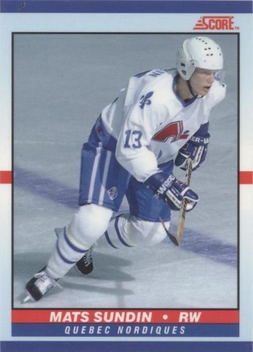 1990-91 Score Young Superstars - Mats Sundin #7