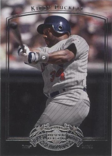 2005 Upper Deck Past Time Pennants - Kirby Puckett #50