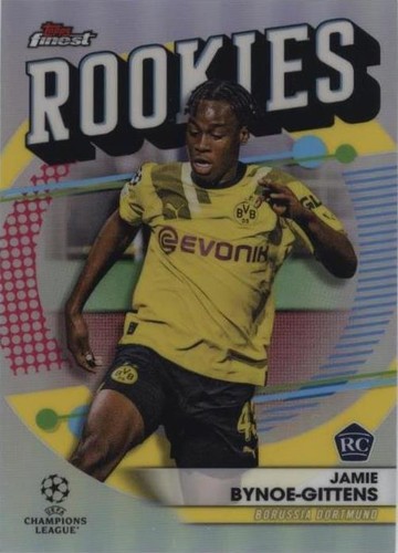 2022-23 Topps Finest UEFA Club Competitions Jamie Bynoe-Gittens #FR-3