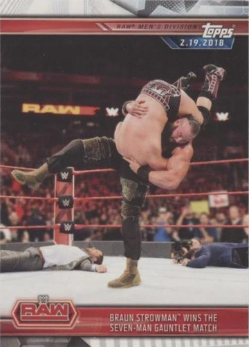 2019 Topps WWE Road to Wrestlemania - Braun Strowman #27