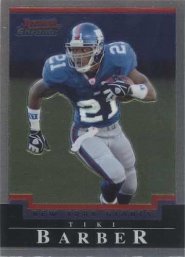 2004 Bowman Chrome Tiki Barber #78