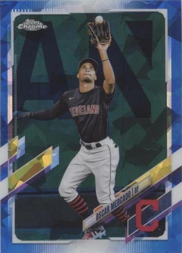 2021 Topps Chrome Sapphire Edition - Oscar Mercado #292