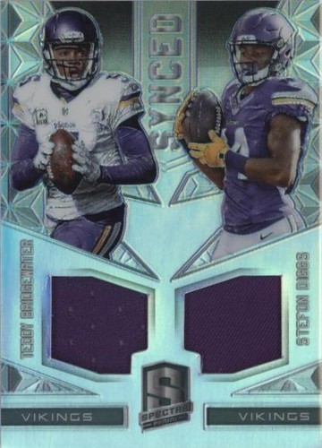 2016 Panini Spectra Stefon Diggs Teddy Bridgewater #15