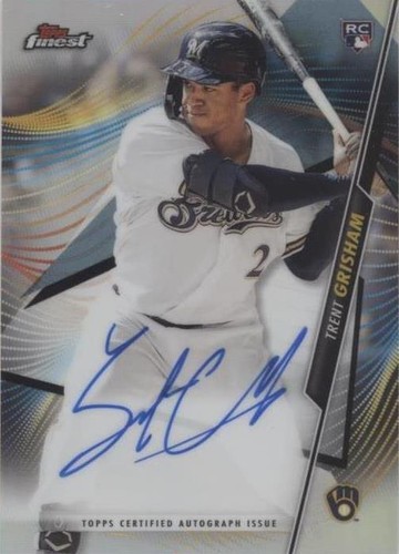 2020 Topps Finest - Trent Grisham #FA-TG