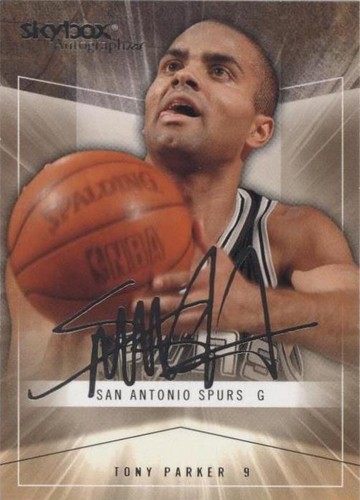 2004-05 Skybox Autographics - Tony Parker #26
