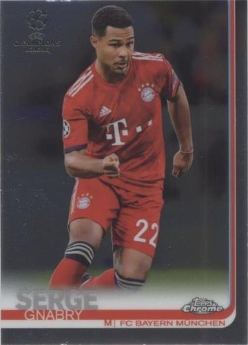 2018-19 Topps Chrome UCL Serge Gnabry #53