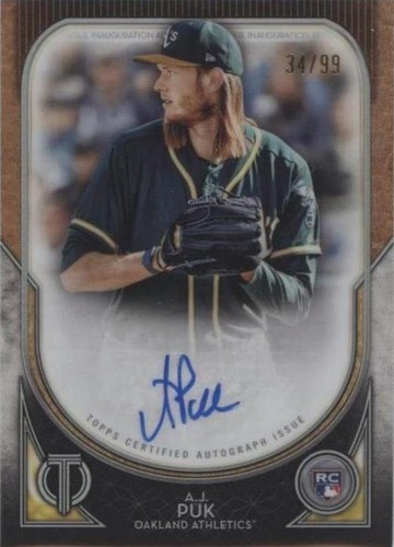 2020 Topps Tribute - A.J. Puk #LA-AP