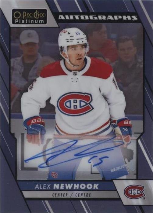 2023-24 O-Pee-Chee Platinum - Alex Newhook #BA-AN