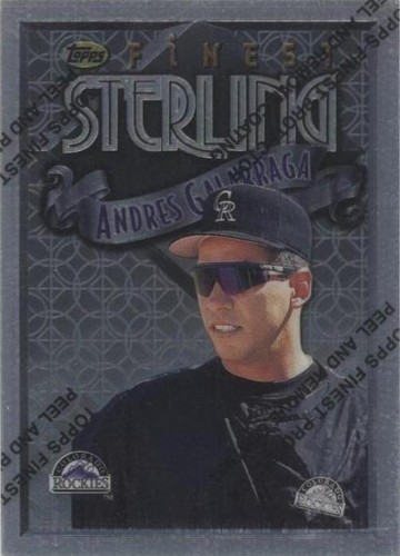 1996 Topps Finest - Andres Galarraga #345