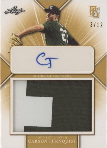 2021 Leaf Perfect Game National Showcase - Carson Turnquist #PA-CT1