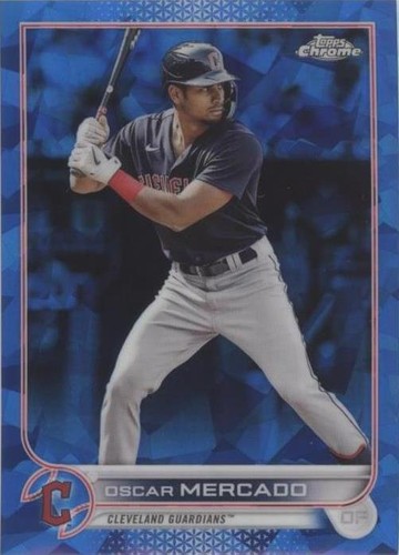 2022 Topps Chrome Update Series Sapphire Edition - Oscar Mercado #US275