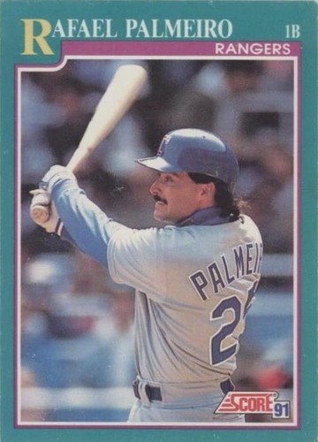 1991 Score - Rafael Palmeiro #216