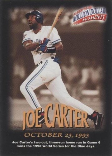 1997-98 Fleer Million Dollar Moments - Joe Carter #20
