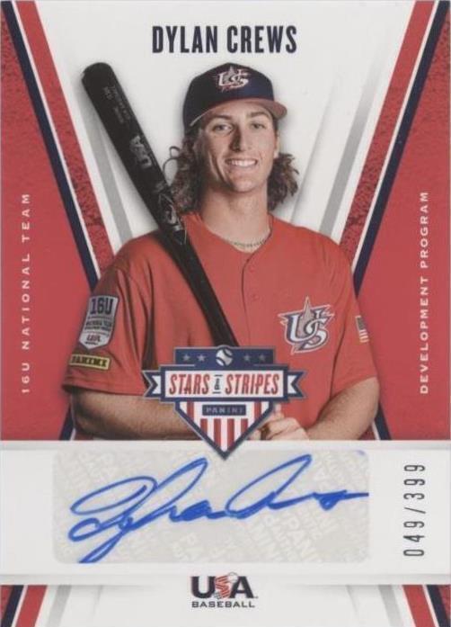 2019 Panini USA Baseball Stars & Stripes - Dylan Crews #16U-DC