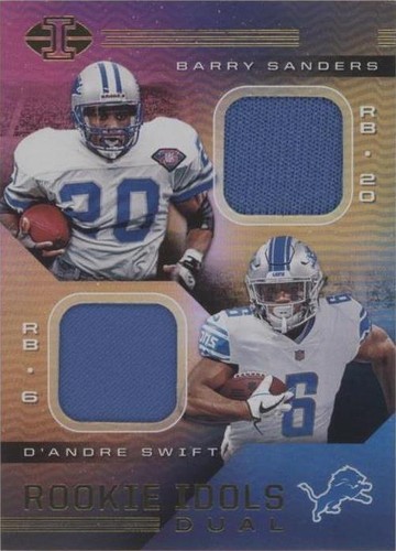 2020 Panini Illusions Barry Sanders D'Andre Swift #RI-5