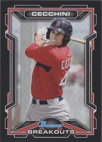 2013 Bowman Draft Picks & Prospects - Garin Cecchini #BSB-GC