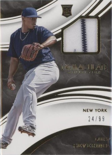 2016 Panini Immaculate Collection - Luis Severino #IS-LS