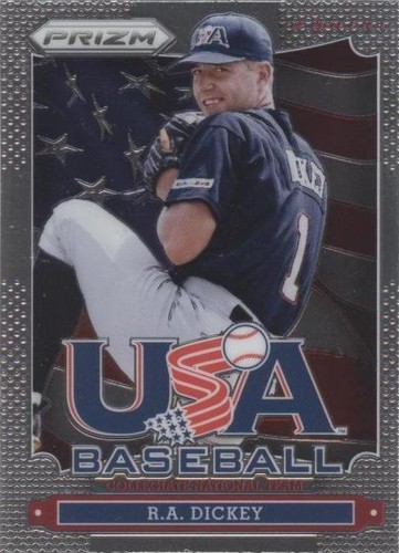 2013 Panini Prizm - R. A. Dickey #USA6