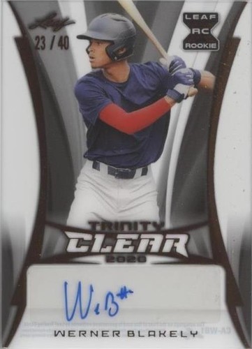 2020 Leaf Trinity - Werner Blakely #CA-WB1