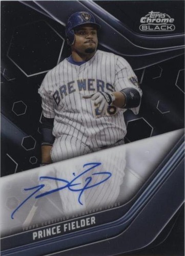2023 Topps Chrome Black - Prince Fielder #CBA-PF