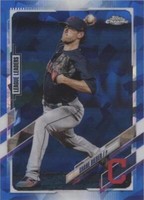2021 Topps Chrome Sapphire Edition - Shane Bieber #105