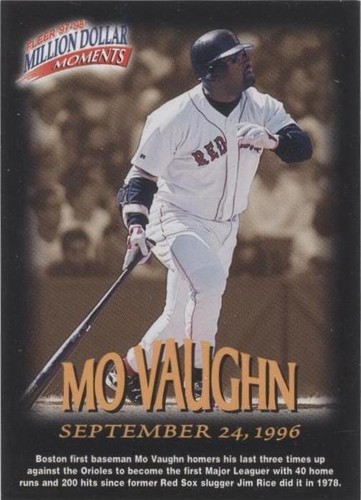 1997-98 Fleer Million Dollar Moments - Mo Vaughn #42