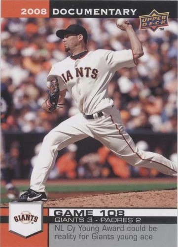 2008 Upper Deck Documentary - Jonathan Sanchez #3251