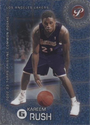 2002-03 Topps Pristine - Kareem Rush #108