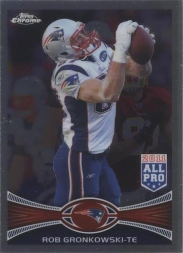 2012 Topps Chrome Rob Gronkowski #12