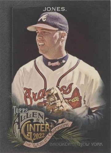 2022 Topps Allen & Ginter X - Chipper Jones #150