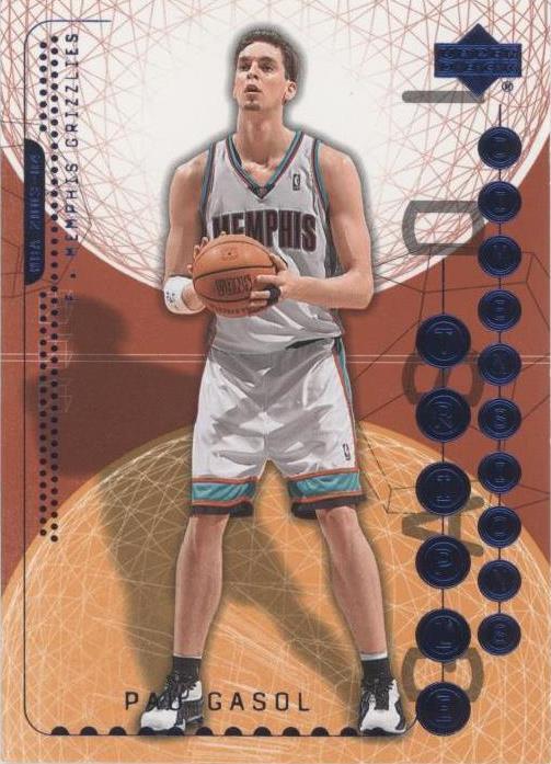 2003-04 Upper Deck Triple Dimensions - Pau Gasol #40