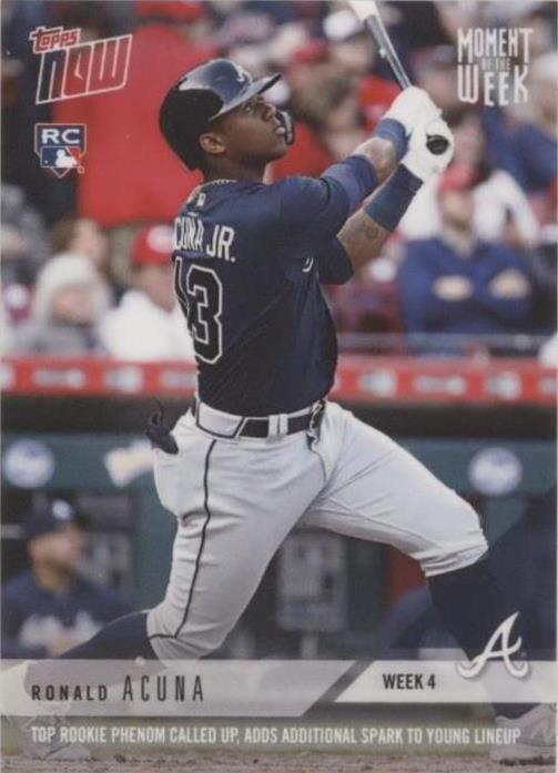 2018 Topps Now - Ronald Acuña Jr. #MOW-4