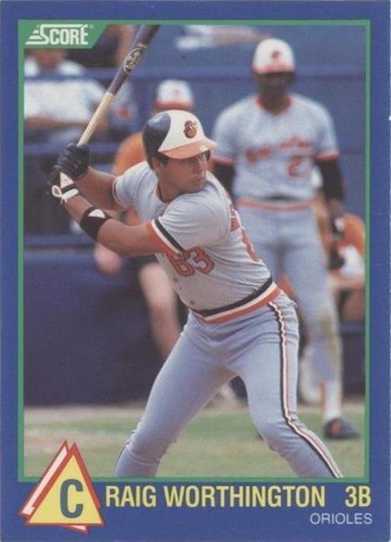 1989 Score 100 Hottest Rookies - Craig Worthington #6
