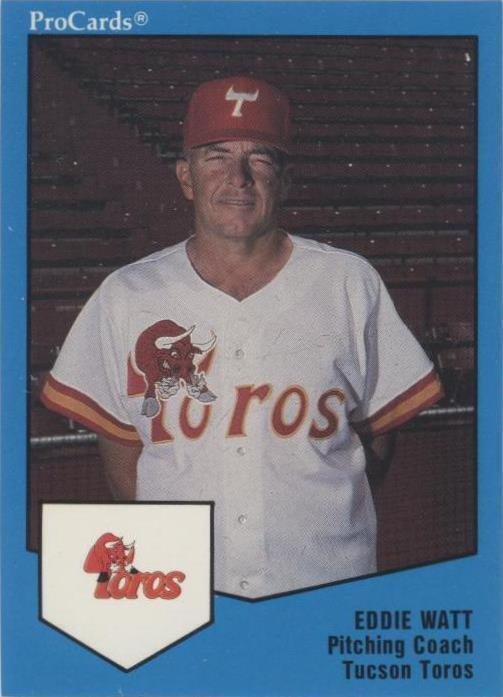 Juegos de equipos de ligas menores ProCards 1989 - Eddie Watt #204