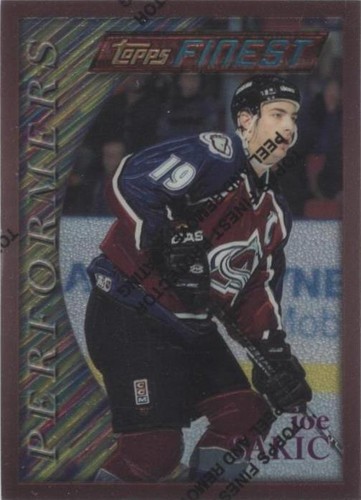 1995-96 Topps Finest - Joe Sakic #80