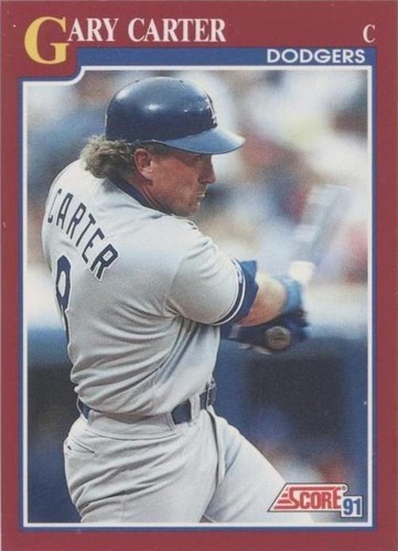 1991 Score Rookie & Traded - Gary Carter #26T