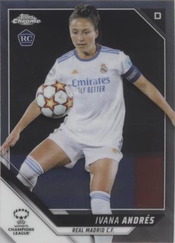 2021-22 Topps Chrome UEFA Women's Champions League Ivana Andres #72