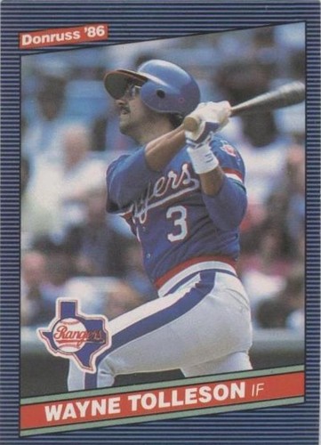 1986 Donruss - Wayne Tolleson #134