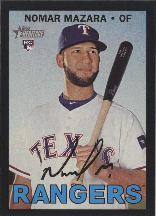2016 Topps Heritage High Number - Nomar Mazara #THC-704