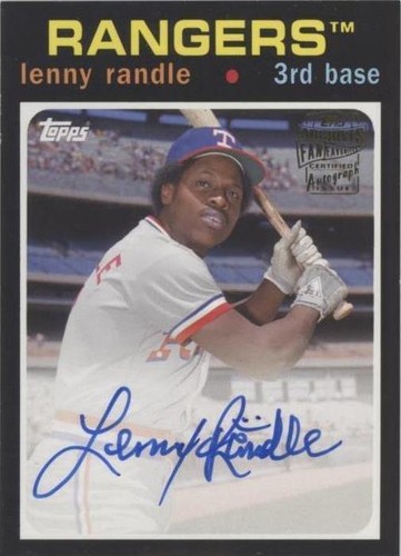 2017 Topps Archives - Lenny Randle #FFA-LR