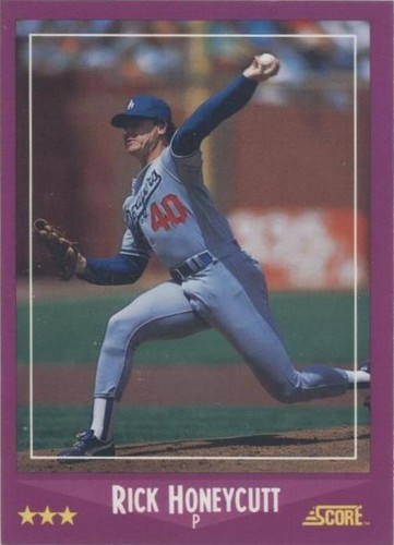 1988 Score - Rick Honeycutt #87