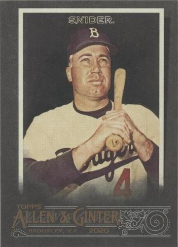 2020 Topps Allen & Ginter's X - Duke Snider #59
