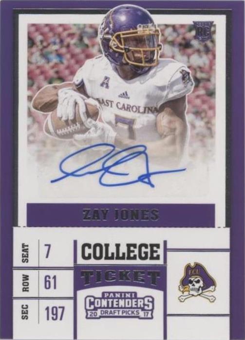 2017 Panini Contenders Draft Picks Zay Jones #142