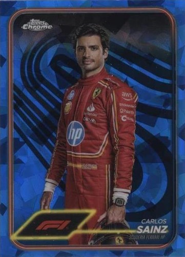 2024 Topps Chrome Sapphire Edition Formula 1 - Carlos Sainz #4