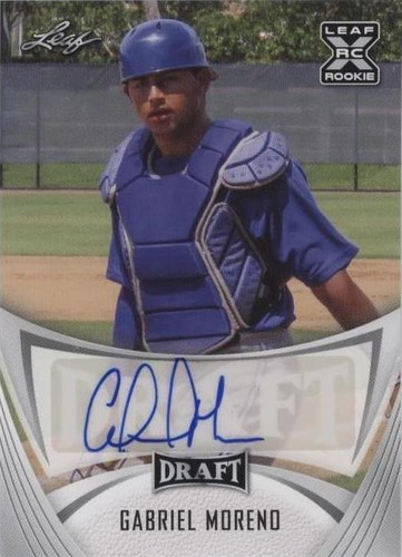 2021 Leaf Draft - Gabriel Moreno #BA-GM1
