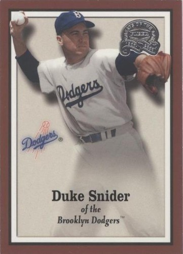 2000 Fleer Greats of the Game - Duke Snider #36
